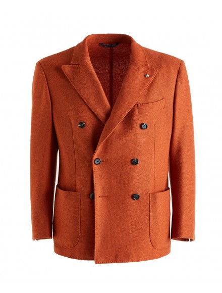 Giacca jersey arancione in...