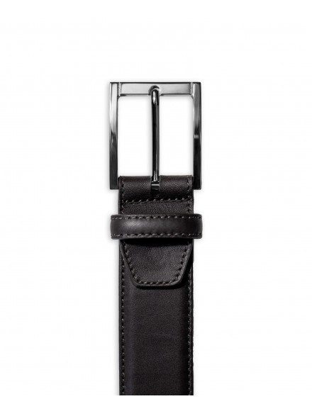 Cintura in 100% Pelle color marrone scuro