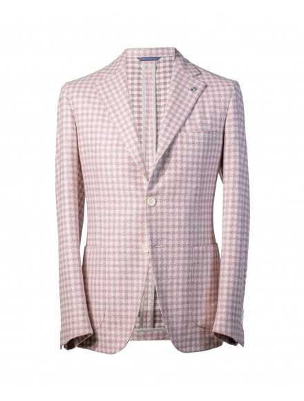 Antique pink and white...