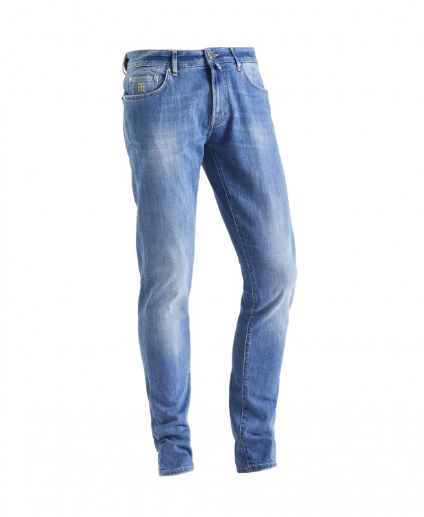 Jeans B5 uomo sartoriale slim fit