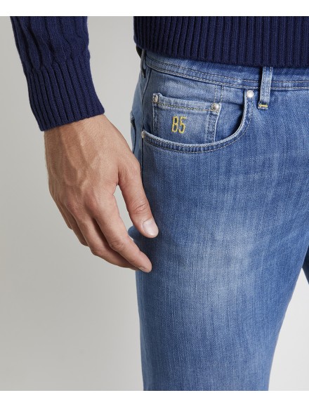 B5 men's slim fit tailored jeans 2