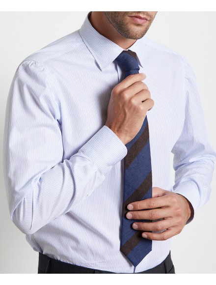 Silk, linen and cotton tie 2