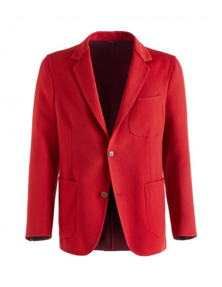 Red/burgundy wool blend double jacket Red/burgundy wool blend double jacket