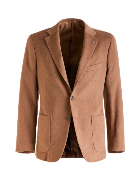 Camel beaver tailored jacket