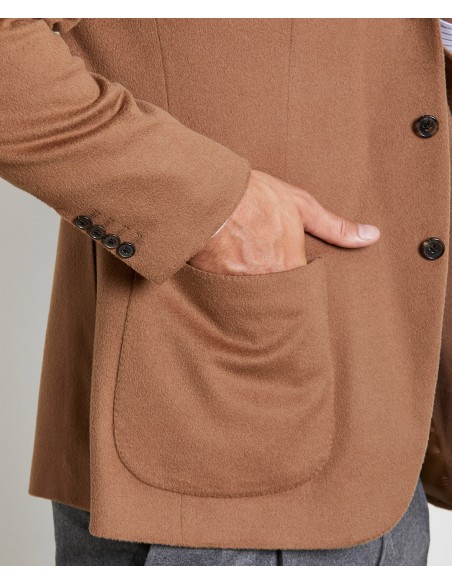 Camel beaver tailored jacket
