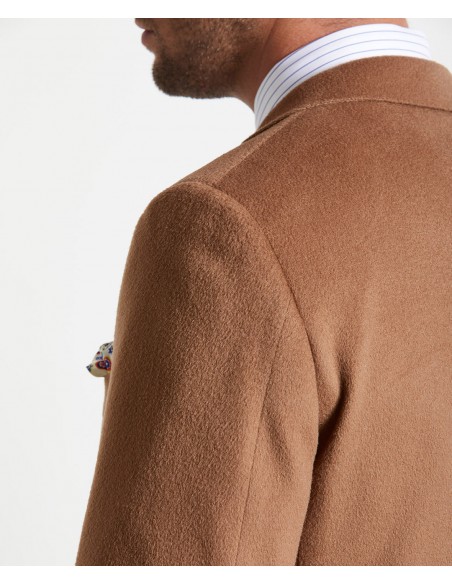 Camel beaver tailored jacket
