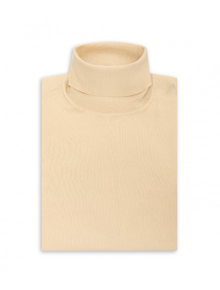 Maglia a collo alto color...