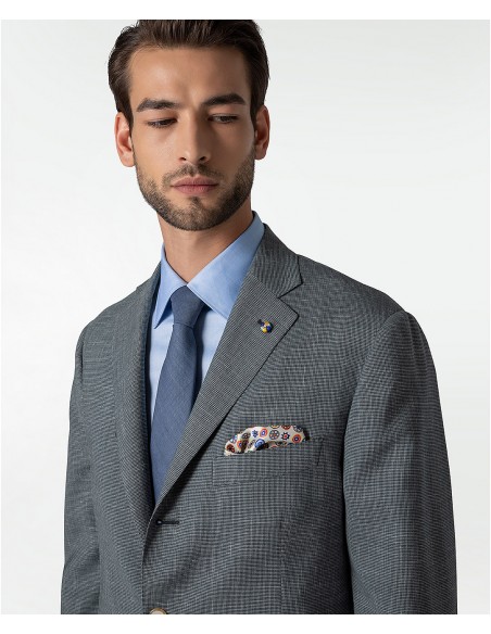Green wool-blend tailored suit | Jacketinthebox