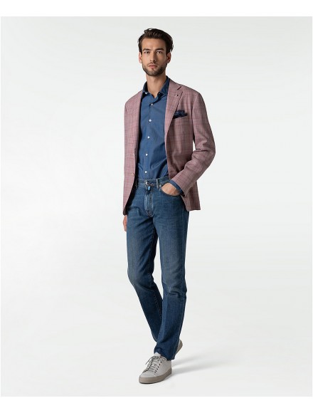 Giacca estiva rosa antico in lana | Jacketinthebox 2
