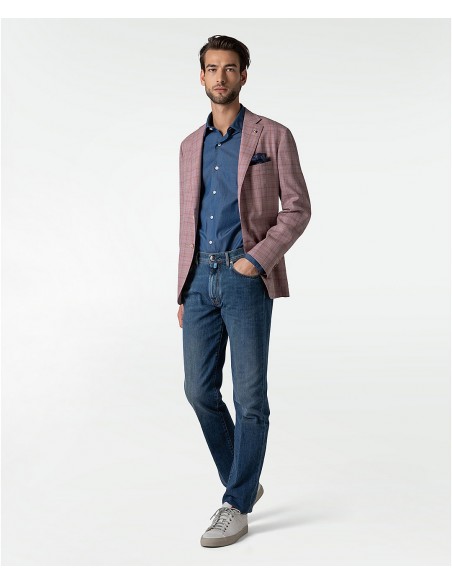 Antique rose wool tailored summer jacket | Jacketinthebox