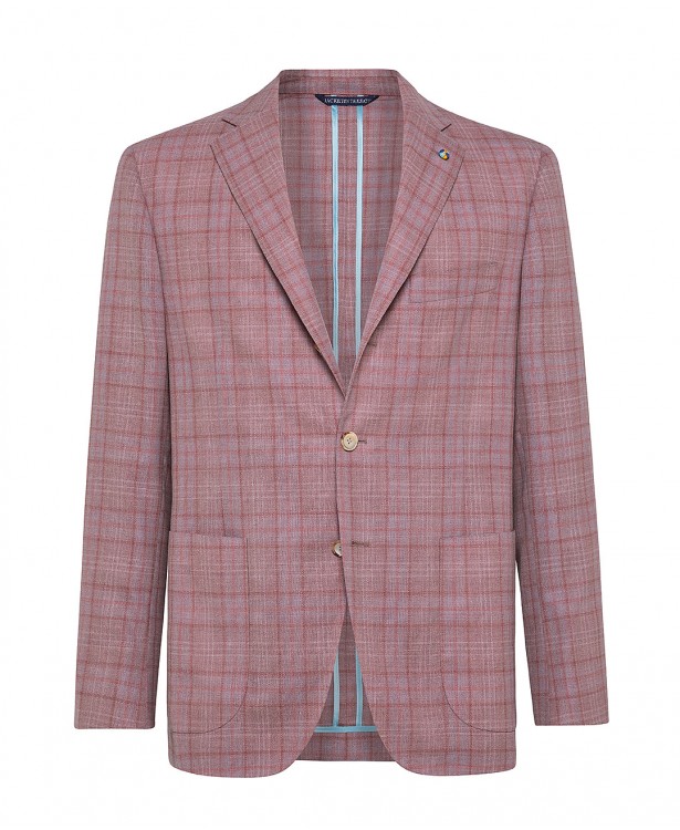 Antique rose wool tailored summer jacket | Jacketinthebox