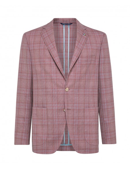 Antique rose wool tailored summer jacket | Jacketinthebox