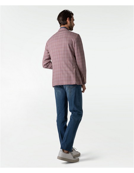 Antique rose wool tailored summer jacket | Jacketinthebox