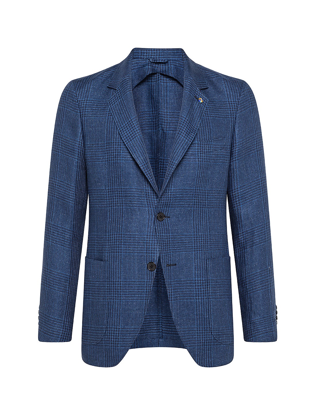 Tailored blue linen jacket Belvest