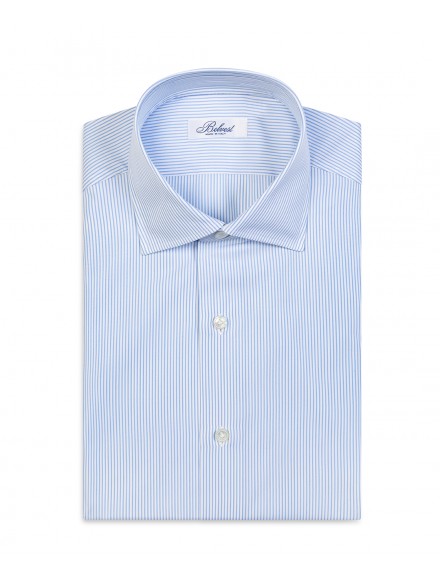 BELVEST Blue Cotton 1/2 Button Down Casual Shirt Size 40 EU 15.75 US