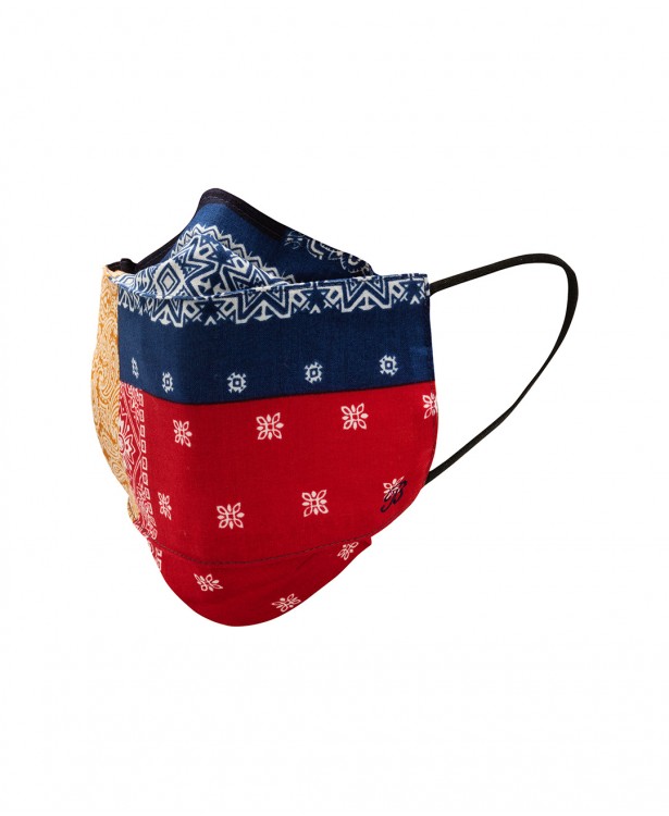 Washable patterned tailored mask with...