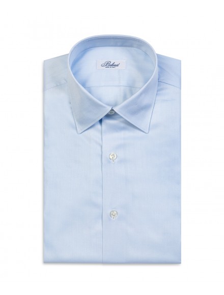 Camicia azzurra in puro cotone