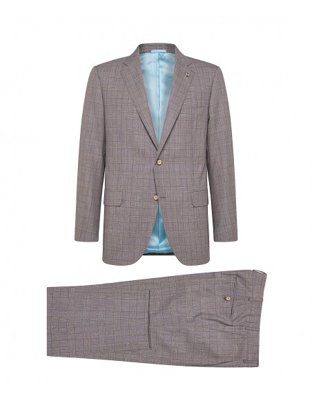 Abito sartoriale marrone in lana e cashmere Abito sartoriale marrone in lana e cashmere