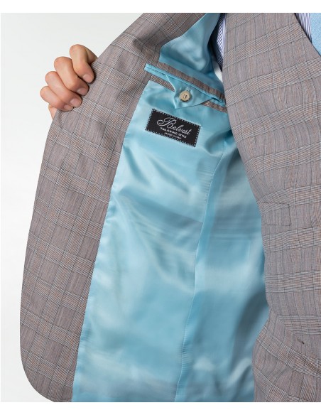 Abito sartoriale marrone in lana e cashmere Abito sartoriale marrone in lana e cashmere