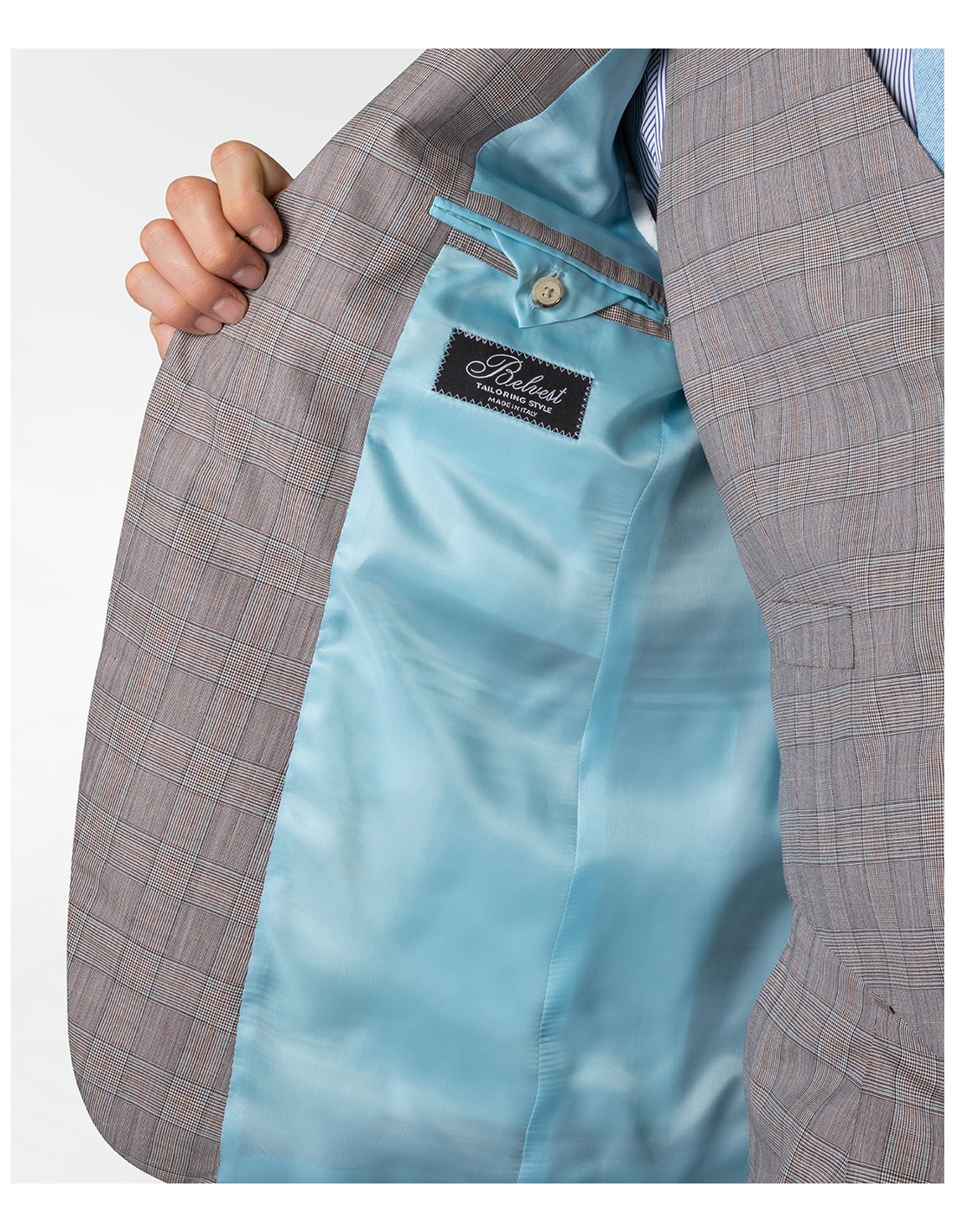 Brown wool and cashmere tailored suit Brown wool and cashmere tailored suit