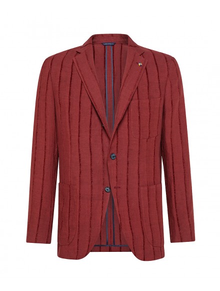Giacca sartoriale rossa in...