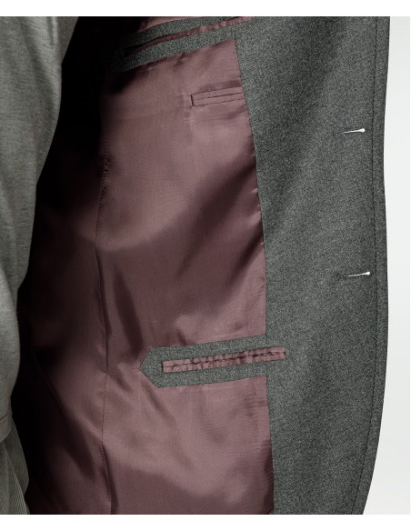 Giacca sartoriale grigia in lana ed elastan Giacca sartoriale grigia in lana ed elastan