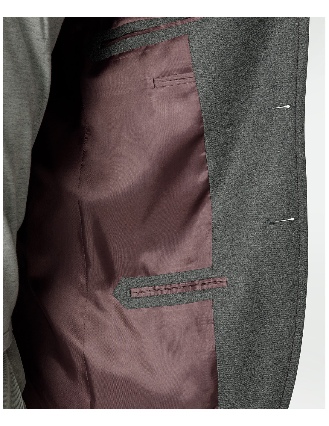 Giacca sartoriale grigia in lana ed elastan Giacca sartoriale grigia in lana ed elastan