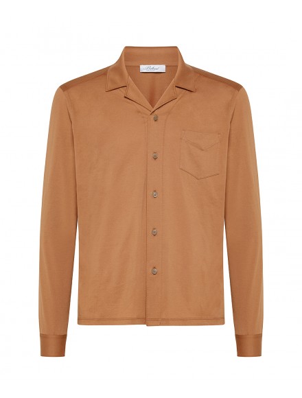 Rust colored cotton shirt