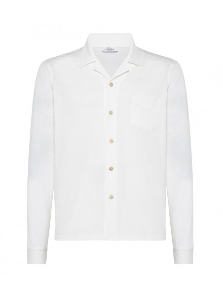 Camicia bianca di cotone