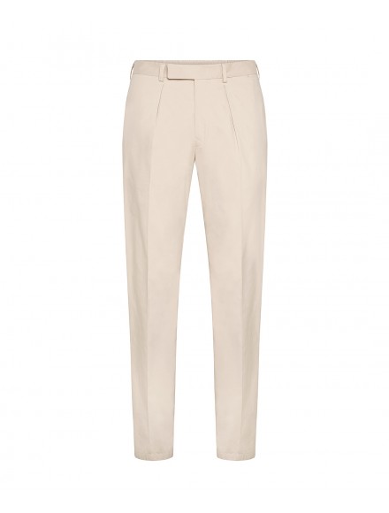 Sand colored trousers in...