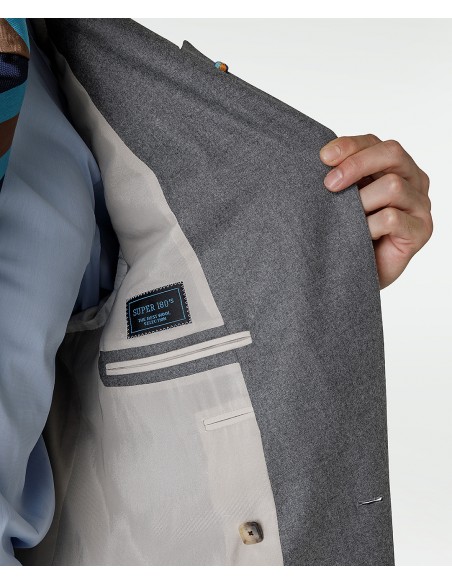Grey Super 180s wool suit
